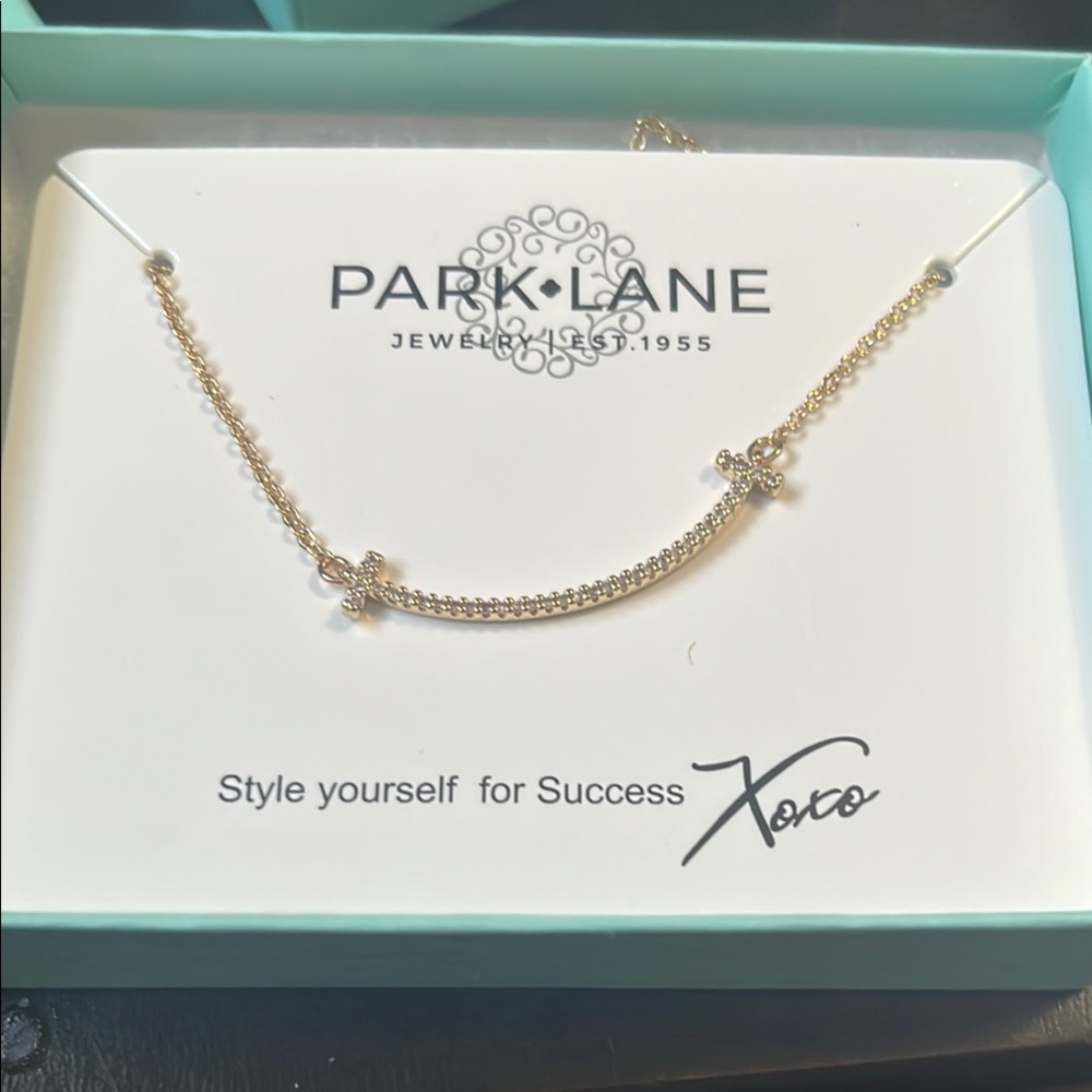Park Lane “Happy” Gold Tone Necklace